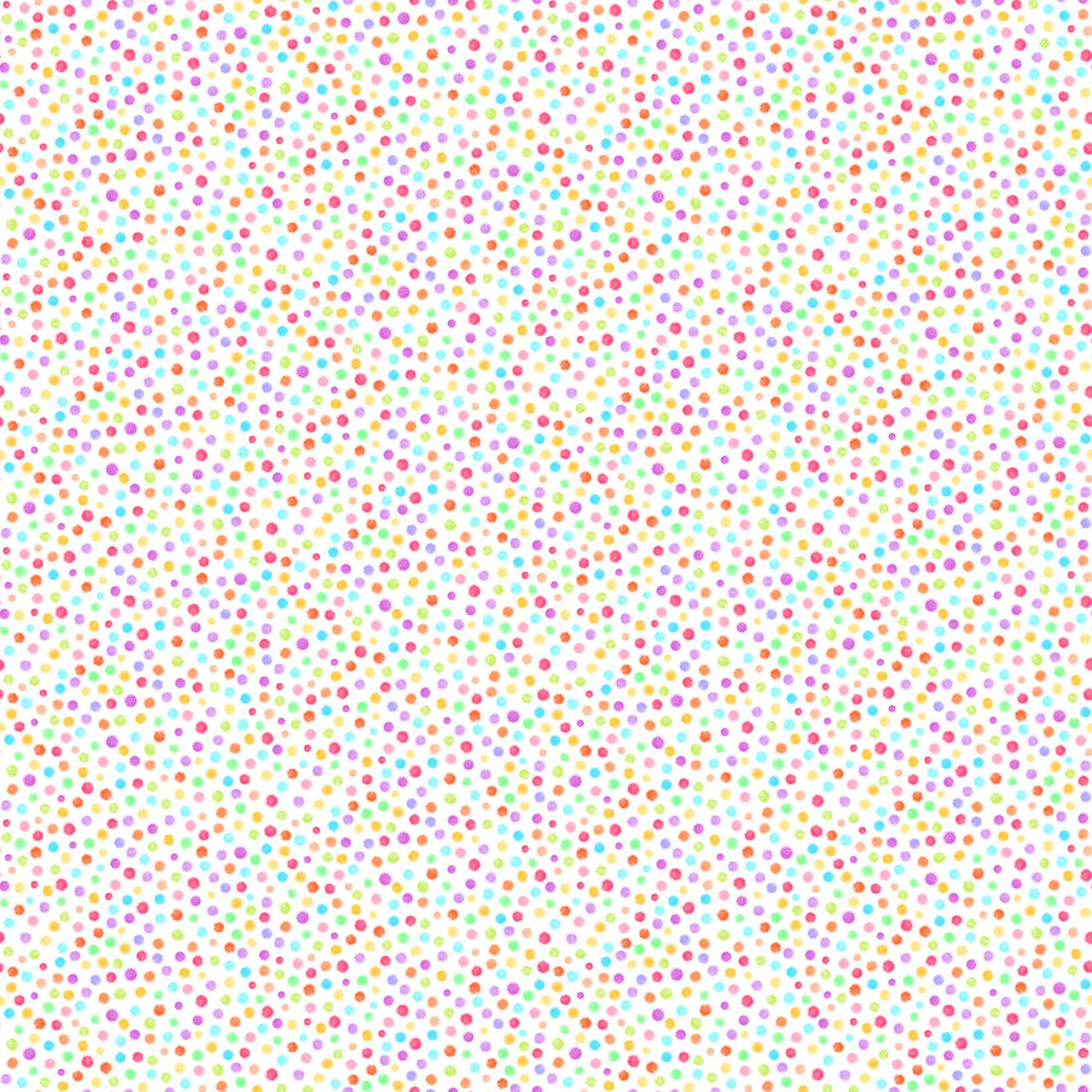 Spring Chickens, multi fuzzy dots