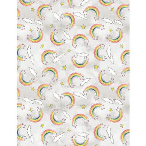 Sweet World, rainbow toss grey