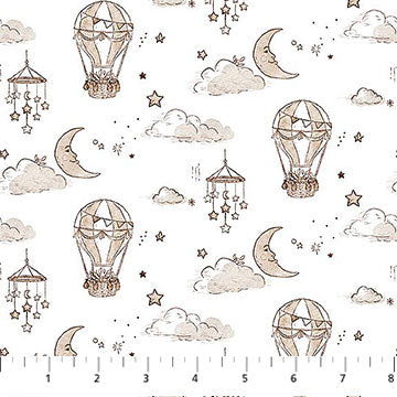 Soaring Dreams, white balloons