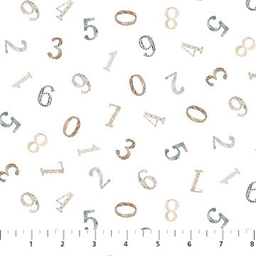 Soaring Dreams, white scattered numbers