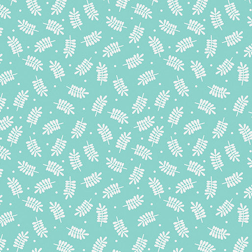 Playhouse Pals - leafy, med turquoise