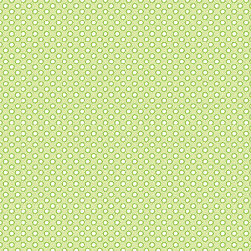 Playhouse Pals - flower dot, light lime