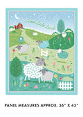 Sweet Little Lamb, panel, 36" x 43"