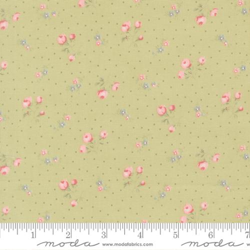 Abide, light green, small floral
