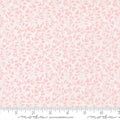 Abide, linen white with pink floral