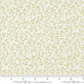Abide, linen white with light green floral