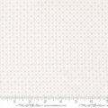 Abide, linen white with tiny pink accents