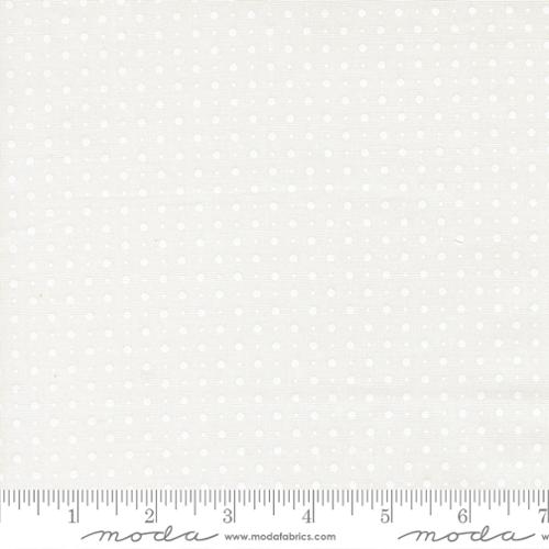 Abide, linen white with tiny white accents