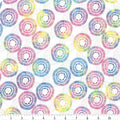 Circle Burst, wide backing - Essentials, 108" wide, rainbow