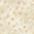 Oh Canada 10th Anniversary - large maples leaves, tone on tone, cream