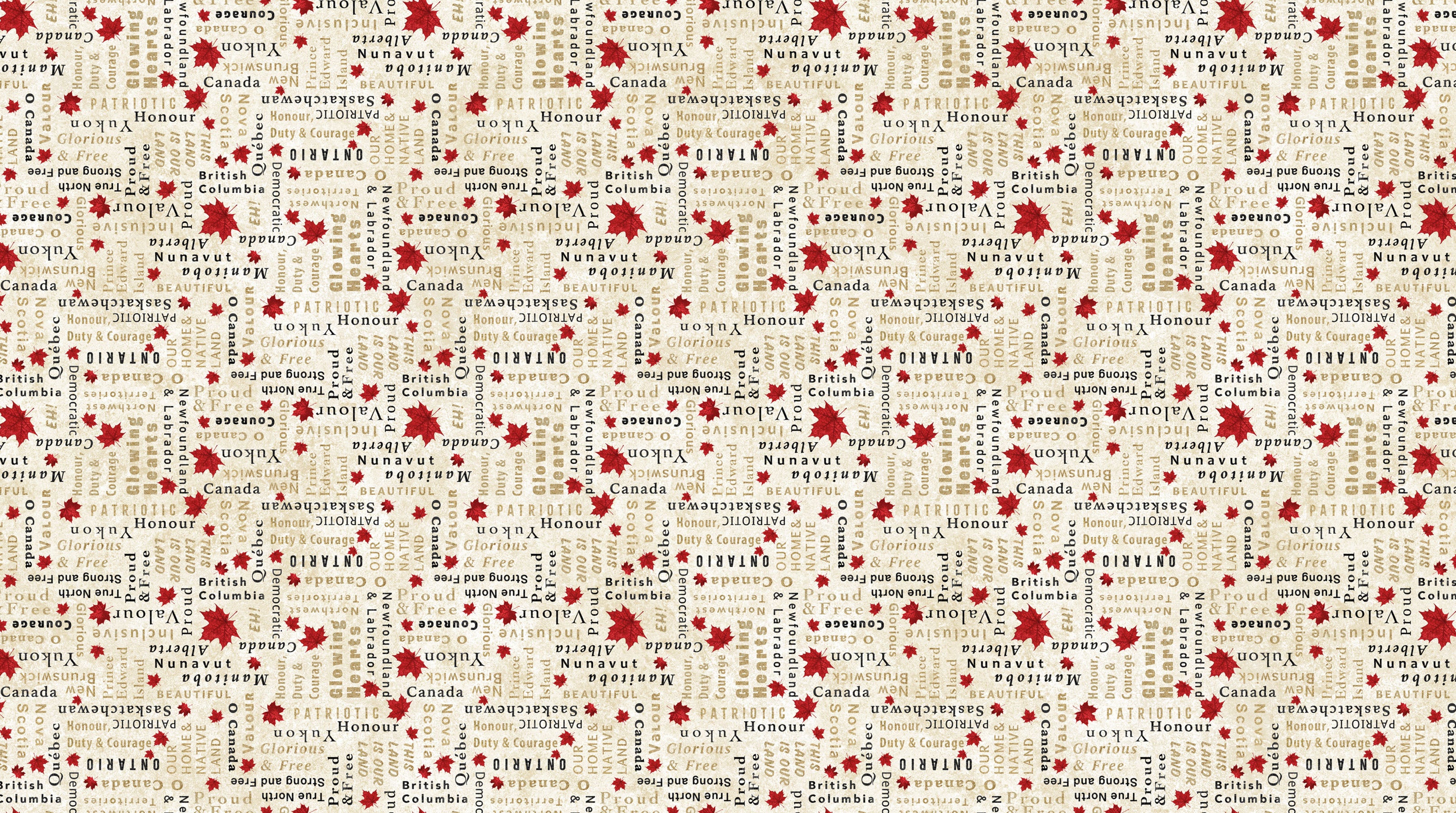 Stonehenge, Oh Canada 14, beige multi
