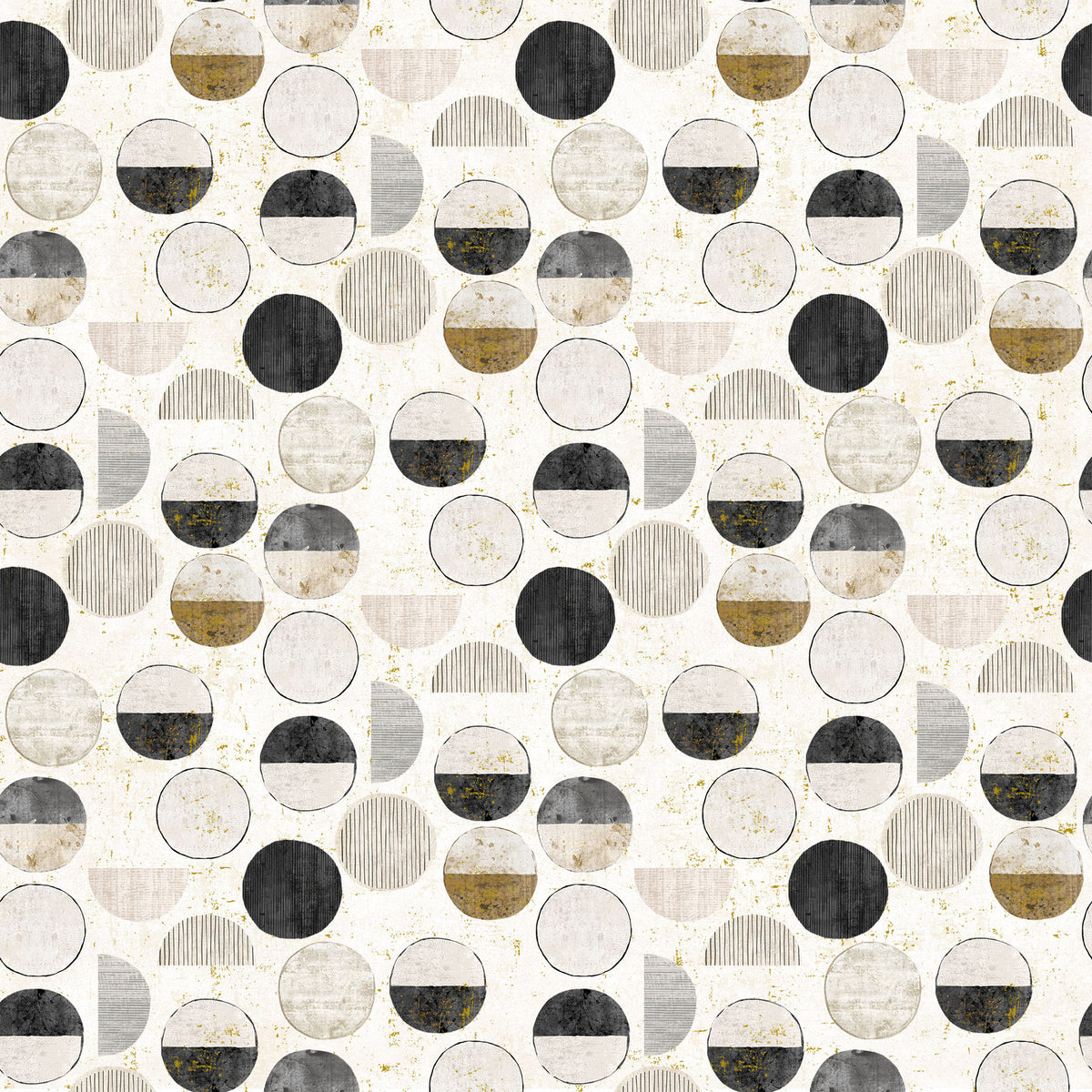 Gatsby, light taupe multi, geometric, circles