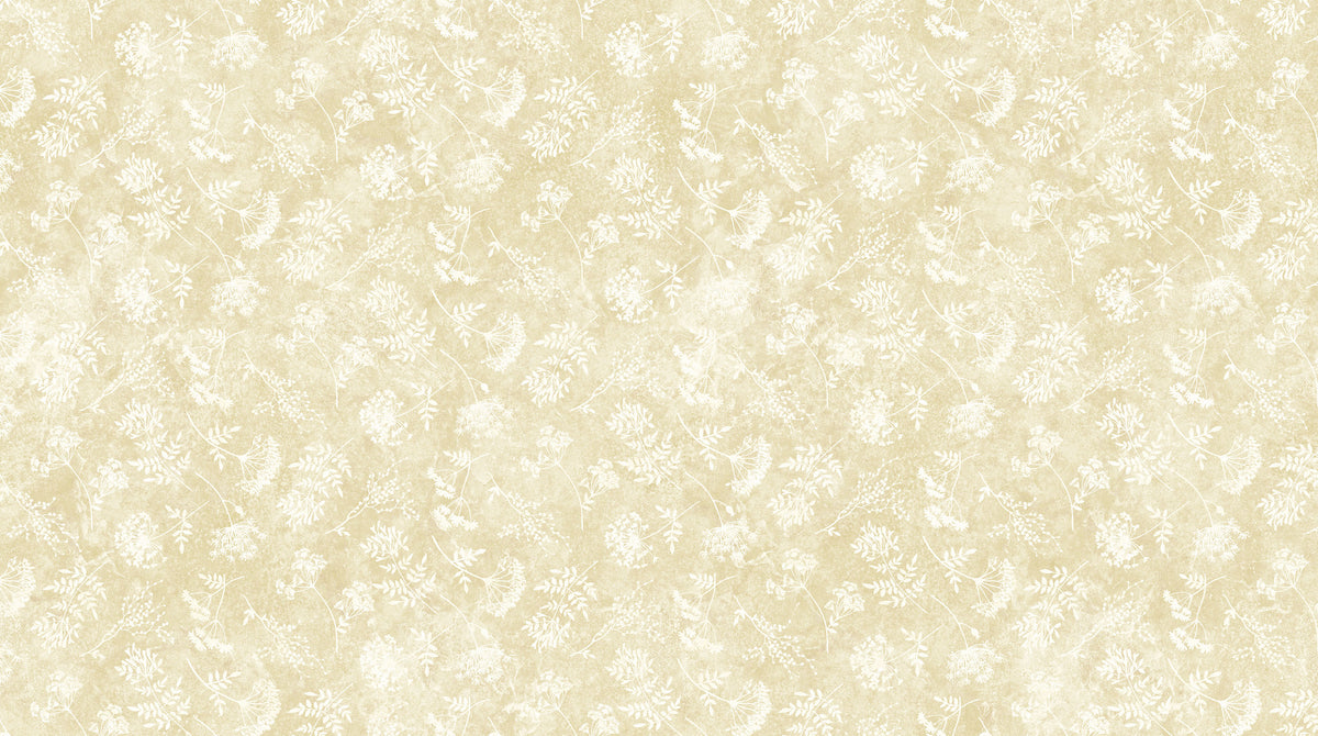 Stonehenge Organics, beige floral