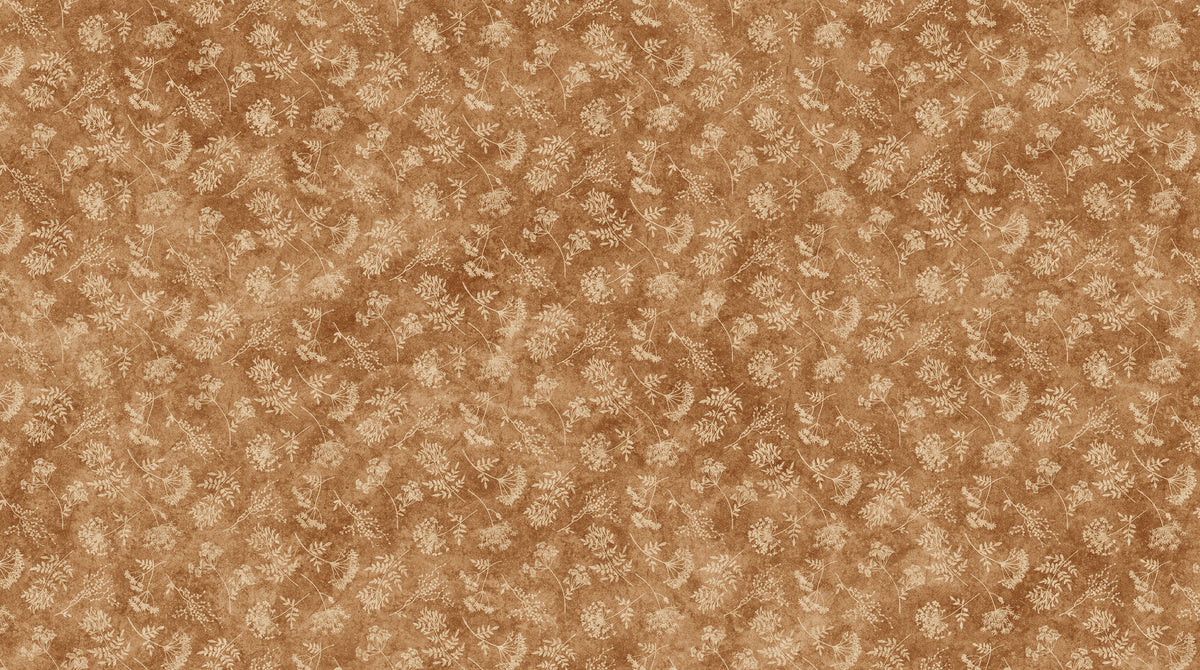 Stonehenge Organics, rust floral