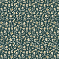 Summer Folk, little florets evening blue