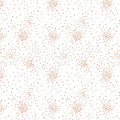 Miniature Minis, dapple dots orange, speckled