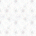 Miniature Minis, dapple dots, celebration white, speckled