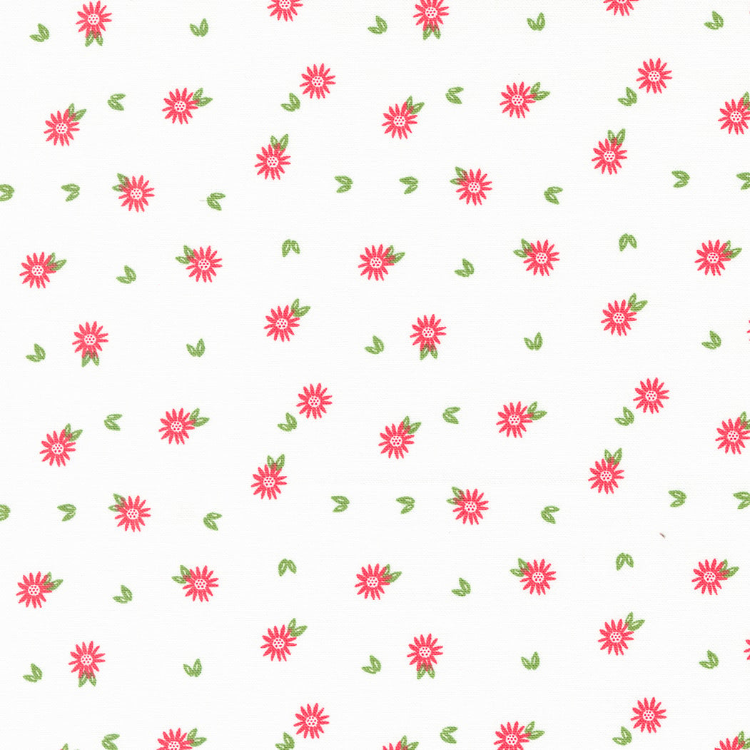 Favourite Things, chamomile ditsy, snow