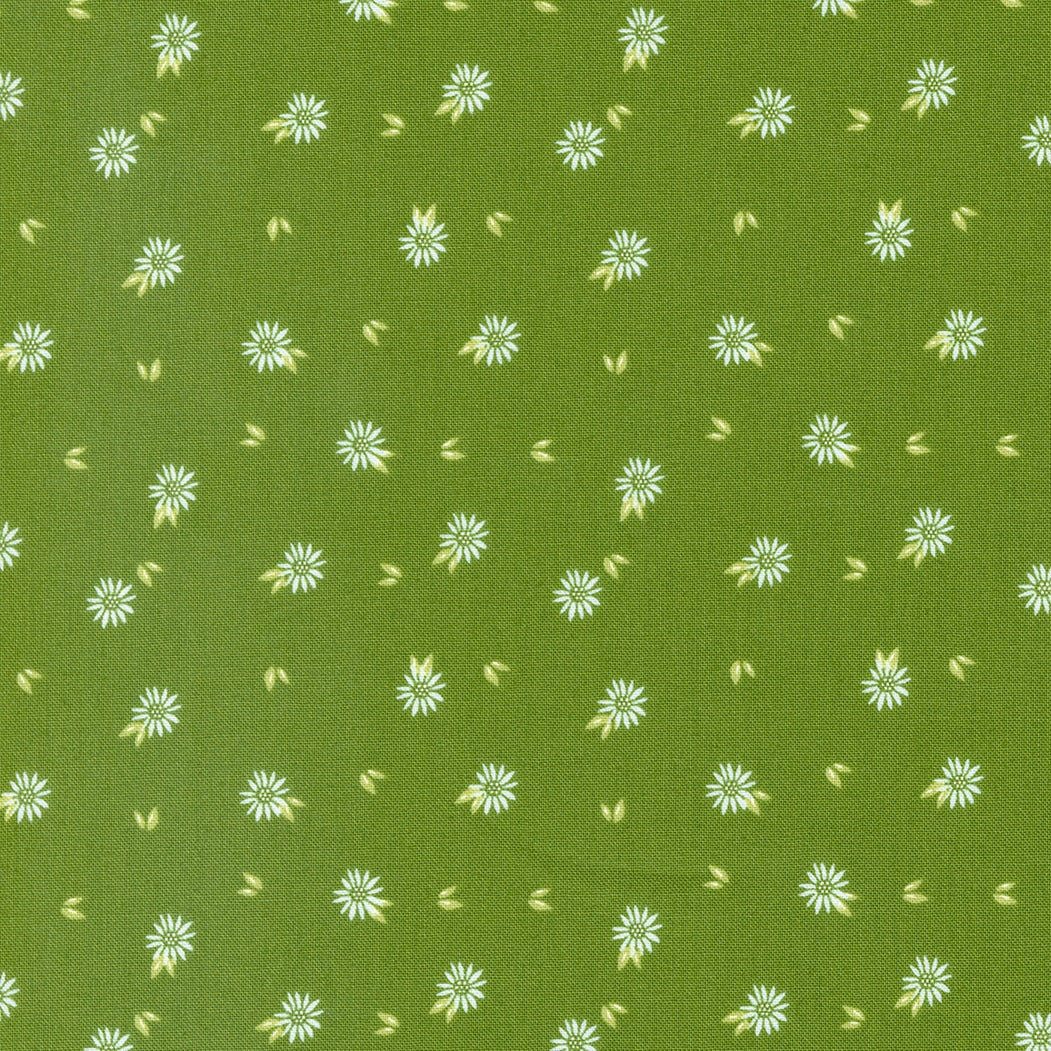 Favourite Things, chamomile ditsy, evergreen