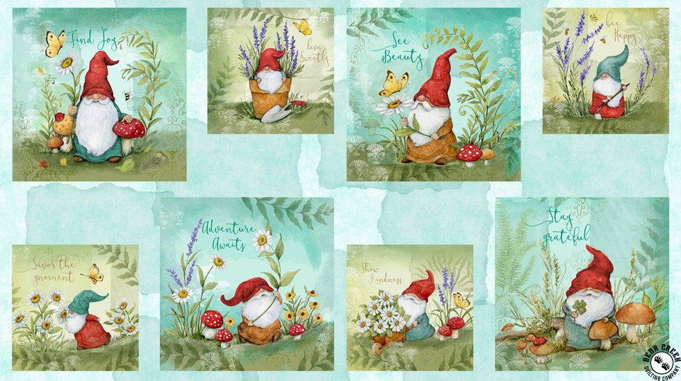 Savour the Gnoment, panel of gnomes