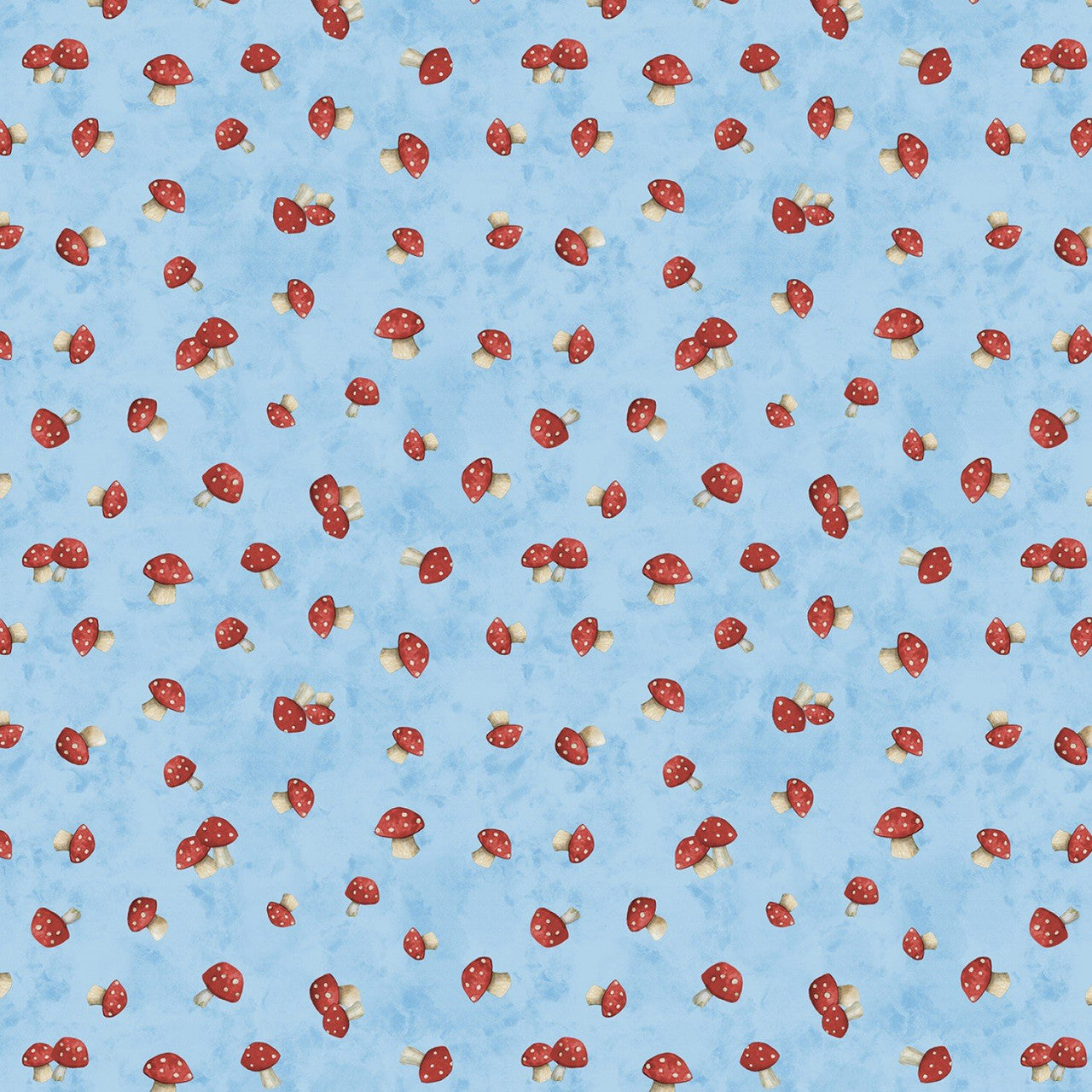 Buzzin' with My Gnome, blue mushroom toss