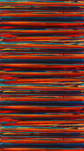 Tulip Festival, deep orange, stripe