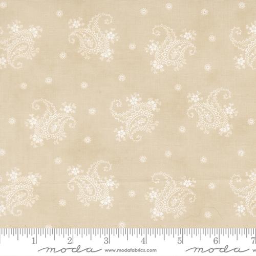 Breathtaking Blues, ecru paisley
