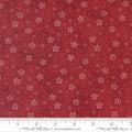 Candlelight Christmas, crimson with snowflakes