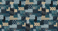 Indigo Blooming, multi bright