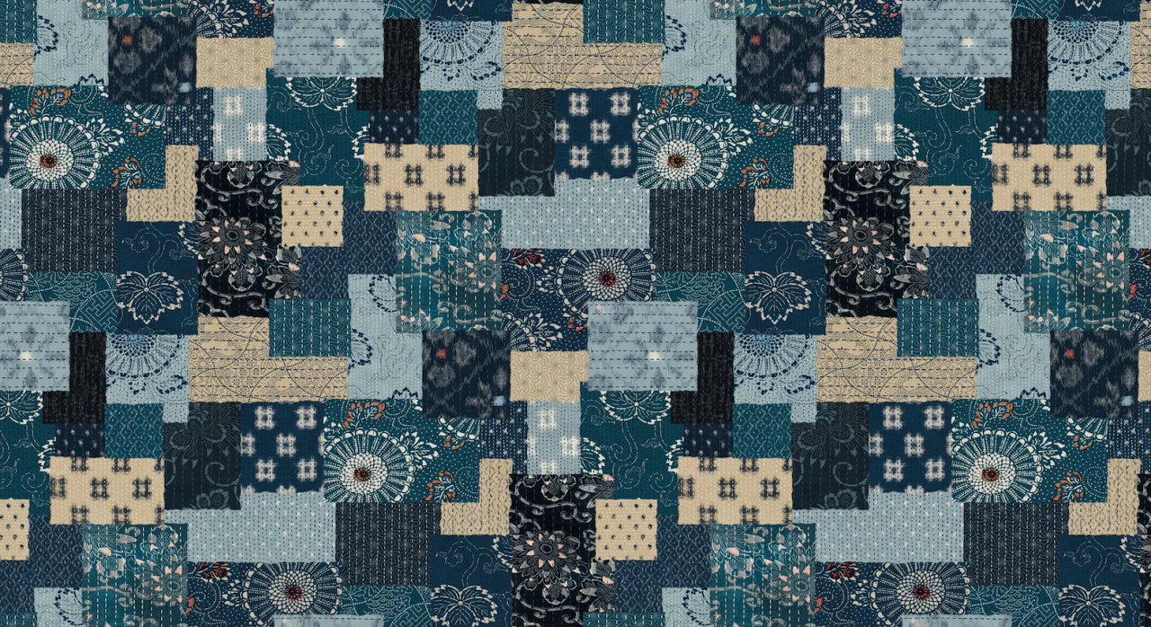 Indigo Blooming, multi bright