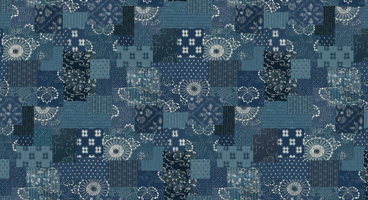 Indigo Blooming, multi navy