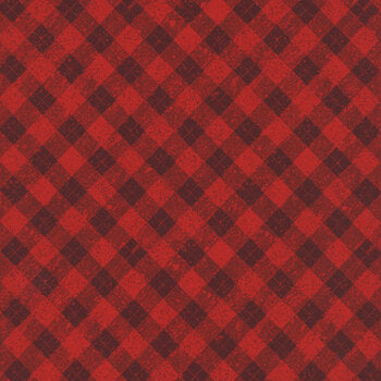 Snowy Gnomies, red checkered