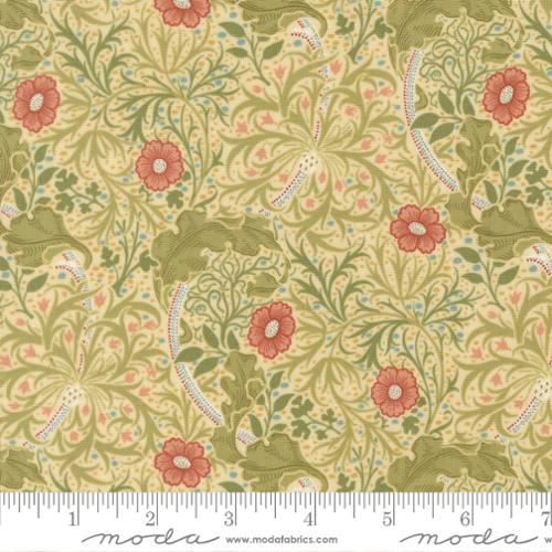 Morris Muse, parchment, medium floral