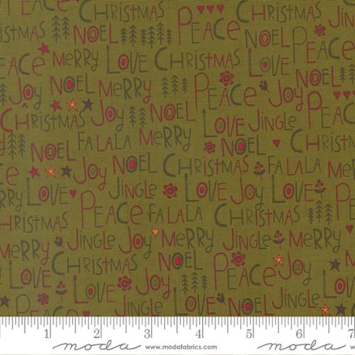 Chilly, pine with scattered words