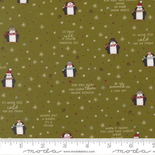 Chilly, pine with penguins