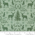 Woodland Winter - eucalyptus deers