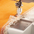 Flat trim foot