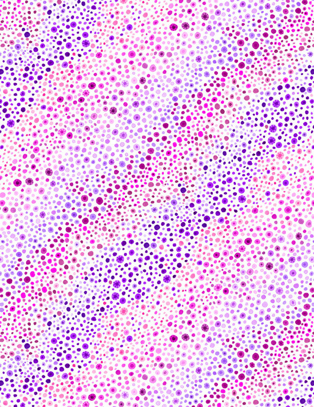 Wide backing - Essentials, Bubble Up 108" wide, rainbow