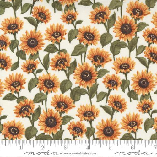 Sunflower Garden, sunflowers on porcelain