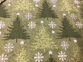 Holiday Meadow - light/dark trees on green