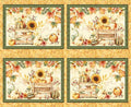 Fall into Autumn, placemat panel