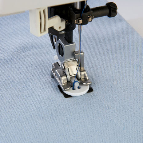 Sew-on button foot