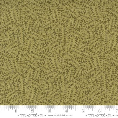 Morris Manor, sage, branch leaf vine