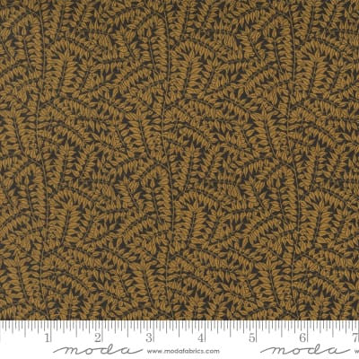 Morris Manor, ebony, branch leaf vine