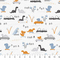 Fossil Folks, Dino town, white