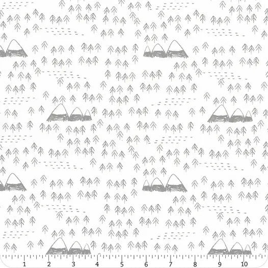 Fossil Folks, trees, white