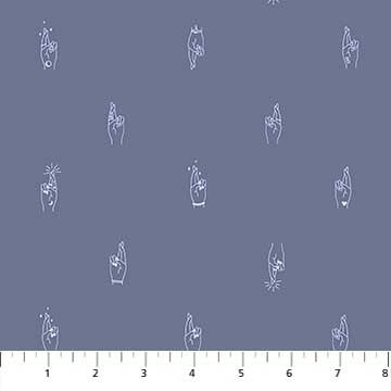 Lucky Charms - cross your fingers, grey