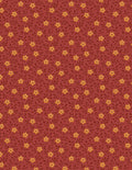 Rainbow Sampler, floral vine, burgundy