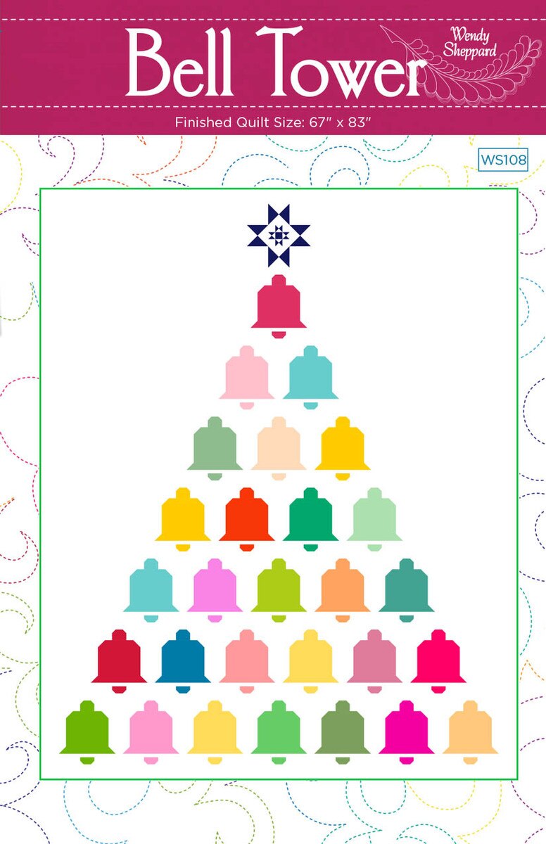 Bell Tower pattern, 67" x 83"
