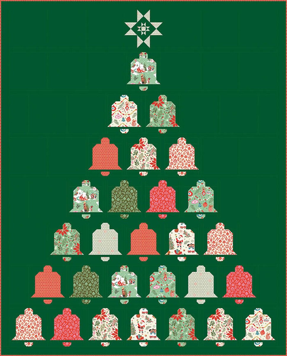 Bell Tower pattern, 67" x 83"